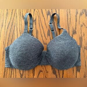 Hanes Ultimate Women's Underwire Bra with T-Shirt Softness Gray 38DD HUO2